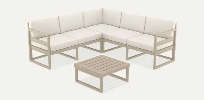 Siesta Exclusive Mykonos Lounge Corner Set