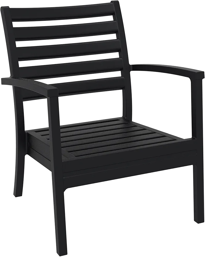 Artemis XL black armchair