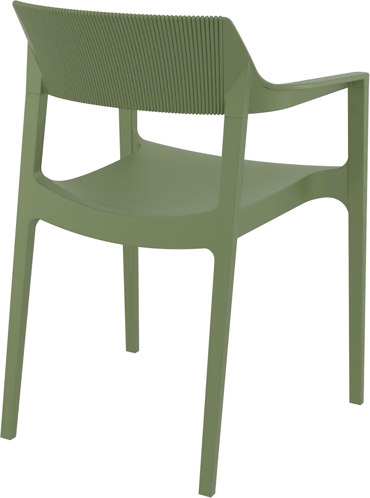 Tulum armchair olive green
