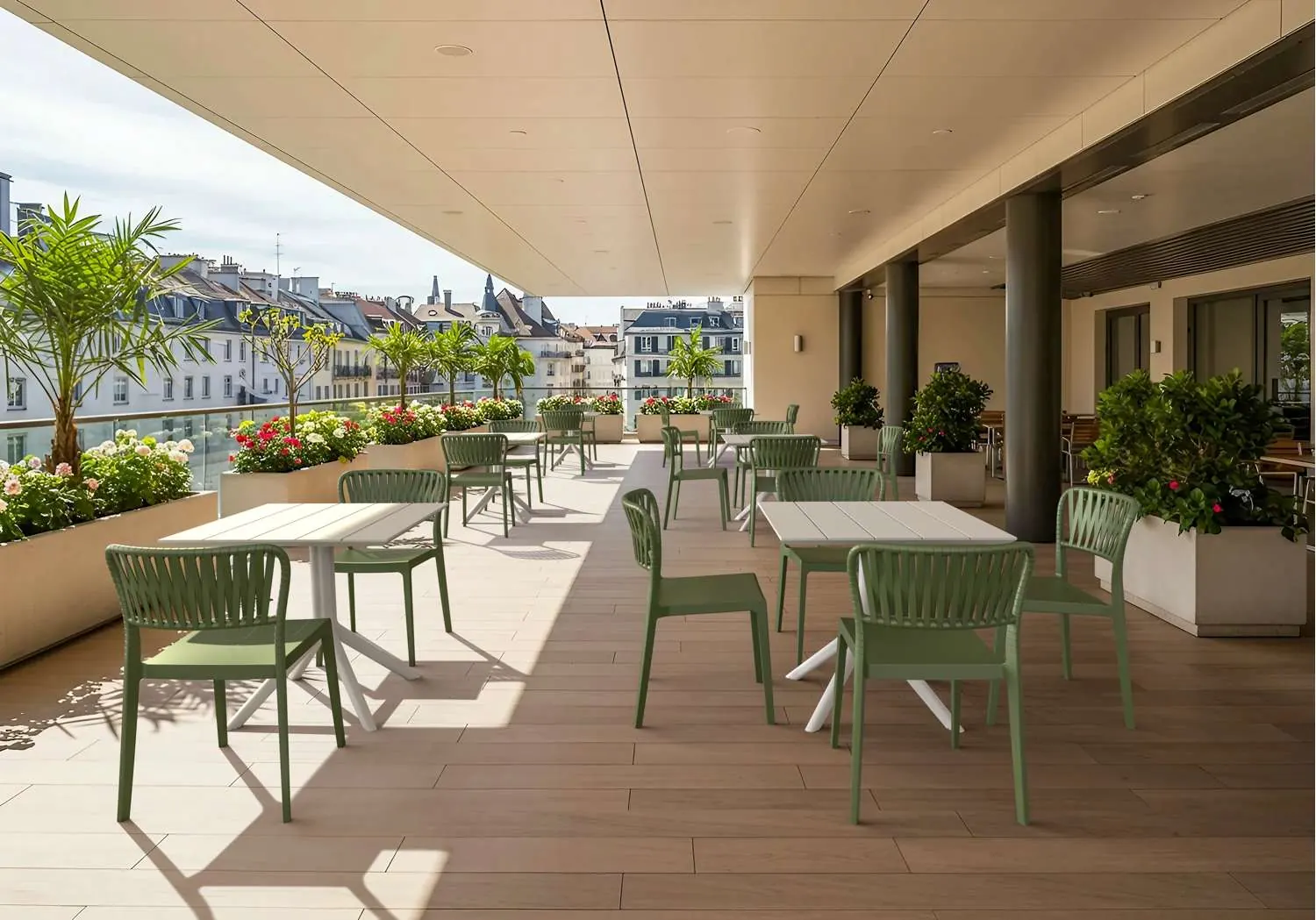 Portofino chair with Paris table 80