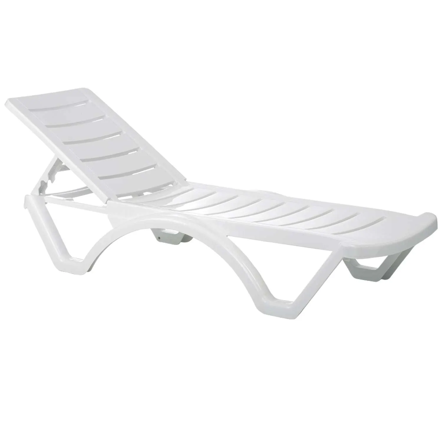 Aqua Sunlounger white studio