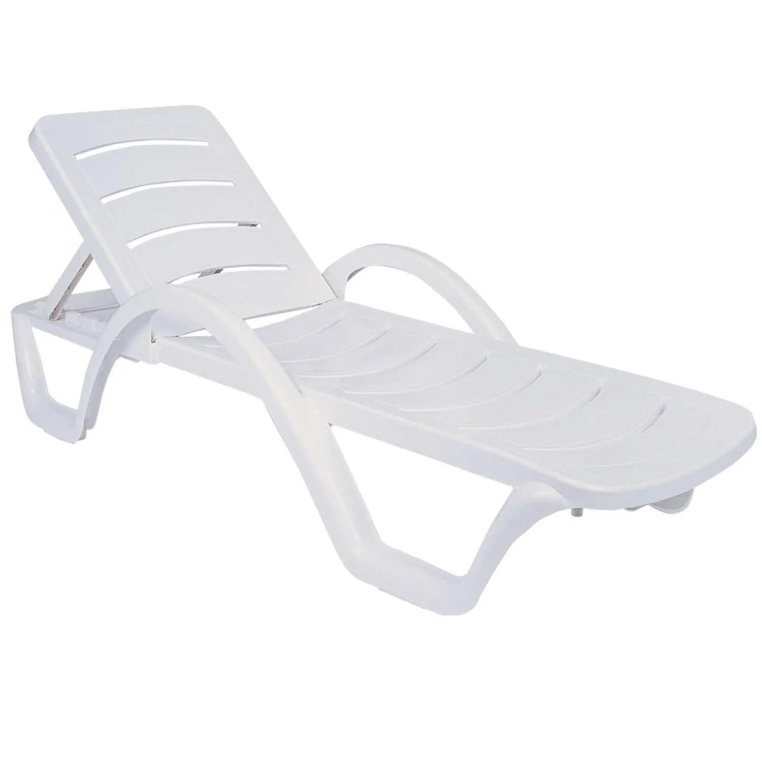 Havana Sunlounger white studio