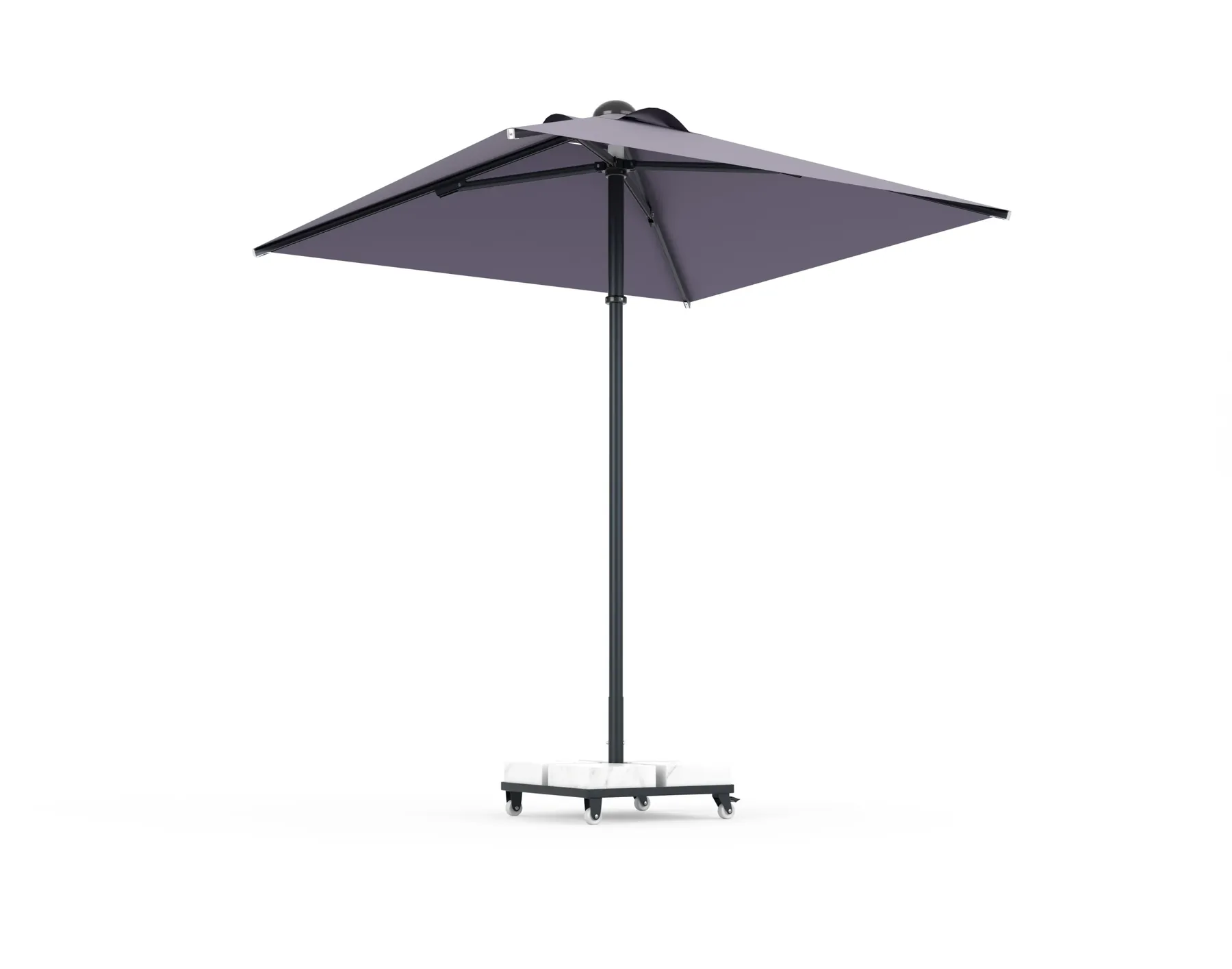 Flat outdoor parasol family